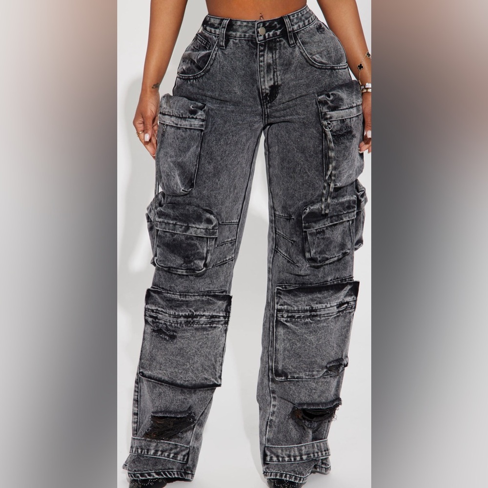 Want Ever Forget Me Cargo Jeans - Picture 4 of 4